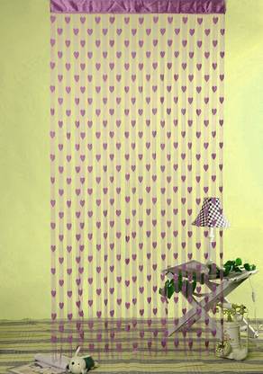 Roomesssentials 183 cm (6 ft) Tissue Window & Door Curtain Single Curtain