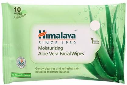 HIMALAYA ALOE VERA FACIAL WIPES 25 WIPES X 6