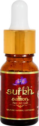 SURKH Saffron - 100% Pure Natural Saffron Kesar Extract - 10 Grams Saffron Liquid Food Essence