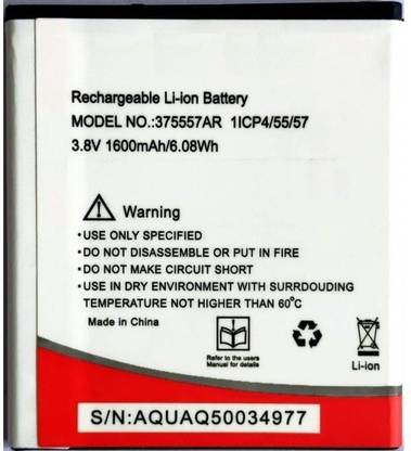 GIFFEN Mobile Battery For  INTEX Aqua Q5