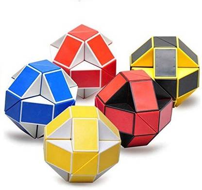 Quinergys ®Snake Cube Fun Play Twister Twisted Brain Teaser Toy