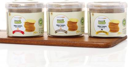 Super Healthy Mini Crisps 3packs|High Fiber|Perfect party snack