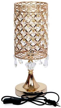 Vakhar Gold Crystal Table Bedside Decorative Lamp Table Lamp