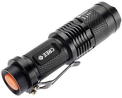 ZIGLY Waterproof Adjustable Zoom Cree XR-E Q5 LED Flashlight 3 Mode Torch