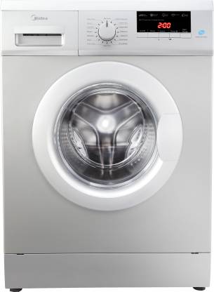 Midea 7 kg Garment Sterilization Fully Automatic Front Load Washing Machine with In-built Heater Grey
