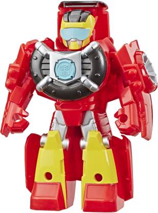 TRANSFORMERS Heroes Rescue Bots Academy Hot Shot Converting, 4.5-Inch Figure, For Kids Ages 3 and Up