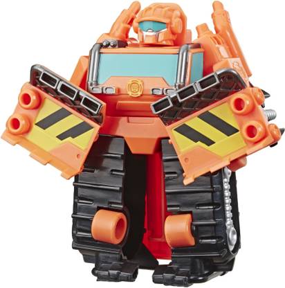 ट्रांसफॉर्मर Heroes Rescue Bots Academy Wedge Construction-Bot Converting, 4.5-Inch Figure, For Kids Ages 3 & Up