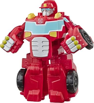 TRANSFORMERS Heroes Rescue Bots Academy Heatwave the Fire-Bot Converting, 4.5-Inch Figure, For Kids Ages 3 and Up