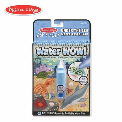 MELISSA & DOUG On The Go Water Wow! Under The Sea (Reusable Water-Reveal Activity Pad