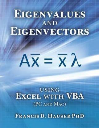 Eigenvalues and Eigenvectors using Excel with VBA