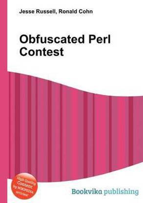 Obfuscated Perl Contest