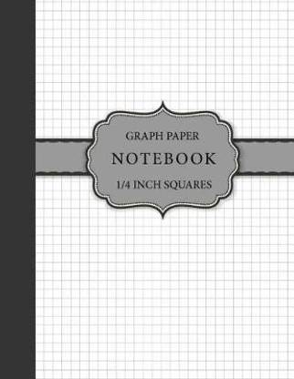 Graph Paper Notebook 1/4 inch Squares