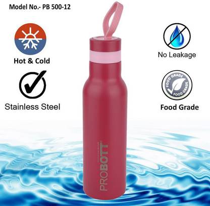 PROBOTT flask -Pink PB 500-12 500 ml Bottle