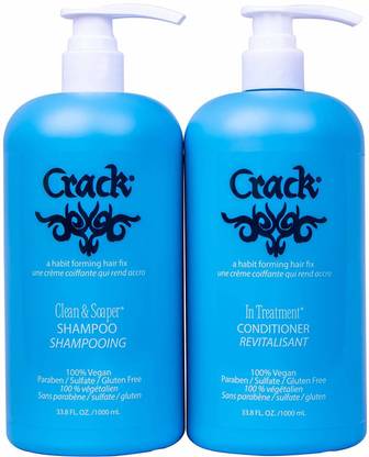 Crack CLEAN & SOAPER SHAMPOO & IN TREATMENT CONDITIONER