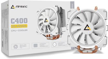 Antec C400 Glacial CPU Cooler with PWM Fan and Pure Copper Heat Pipes Cooler