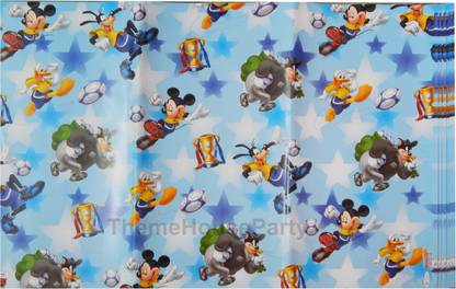 ThemeHouseParty Mickey mouse Gift wrap paper Mickey Mouse Paper Gift Wrapper