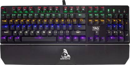TAG GAMERZ Gaming Keyboard Wired USB Standard Gaming Keyboard Compatible with Desktop, Laptop, Mac