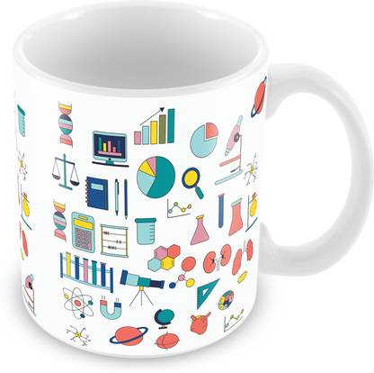 Tuelip "Aducation Life" Printed for tea & coffee Ceramic Coffee Mug