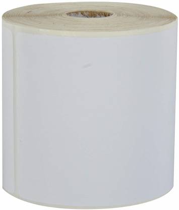 LORD'S KVN 100*100 barcode label Roll (White) Quick glue is use in the label. Paper Label