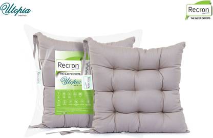 RECRON CERTIFIED Microfibre Chair Pad Pack of 2 Solid