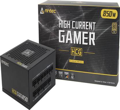 Antec HCG850 Gold 80 Plus Gold 850 Watt 850 Watts Computer PSU with 10 SATA Cables