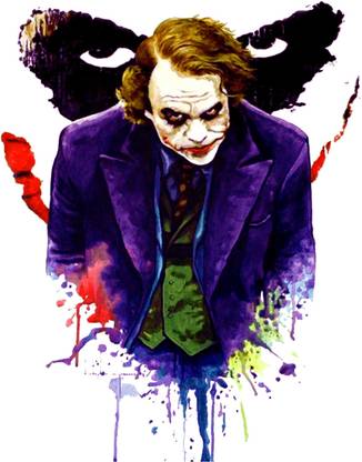 Impression Wall 53 cm Joker Attitude Self Adhesive Sticker
