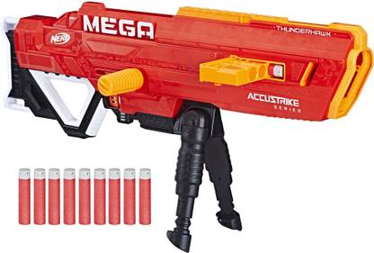 Nerf Thunderhawk AccuStrike Mega Toy Blaster Guns & Darts