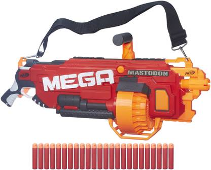 Nerf Mega DoubleBreach Blaster,Breech Load,Pump Action Guns & Darts