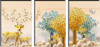 saf 6 MM MDF SELF INSTALLATION FRAMED Digital Reprint 18 inch x 36 inch Painting