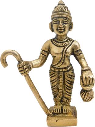 vinayakmoorti Brass Hindu God Sri Vastu Purush Devta Avatar of Vishwakarma Decorative Showpiece  -  9 cm