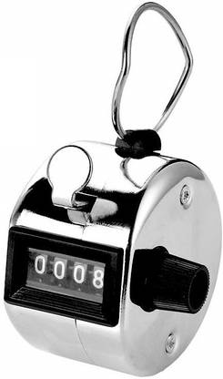 VOLTegIC ™ TC-08 Desk Tally Counter with Base, Digital Desktop Counter Clicker Mechanical Number Click Counter Analog Tally Counter