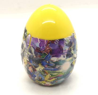 Vortex Toys Pokemon Surprise Egg Ball Toy With Inside Sticker/ 1 mini Action Figure Toys