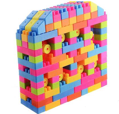 BOZICA BEST GIFT BABY PUZZLE TOY LAGO Blocks First Builders Big Building Bag 100 piece set creative open building & construction toy