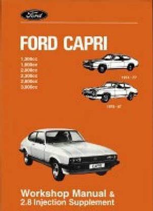 Ford Capri Workshop Manual: AND 2.8 Injection Supplement
