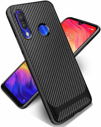 Accessories Kart Back Cover for Vivo Y17 Carbon Fiber TPU Cover, Full Protective Slim Phone Shell Bumper Case