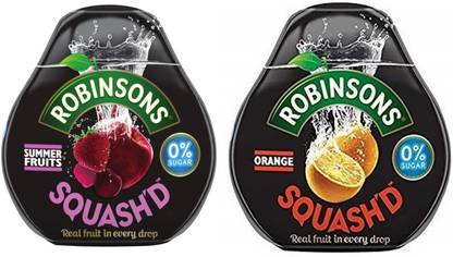 Robinsons Squash'd Summer Fruit, 66 ml and Squash'd Orange