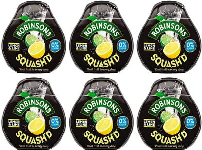 Robinsons Squash'd Lime & Lemon No Added Sugar, 66 Ml (Pack of 6)