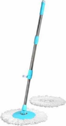 Sharry SH00020 Mop 360 Degree Rotating Mop stick with 1 Refill Wipes