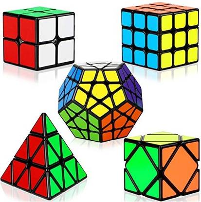Dreampark Speed Cube Set, [5 Pack] Magic Cube Bundle