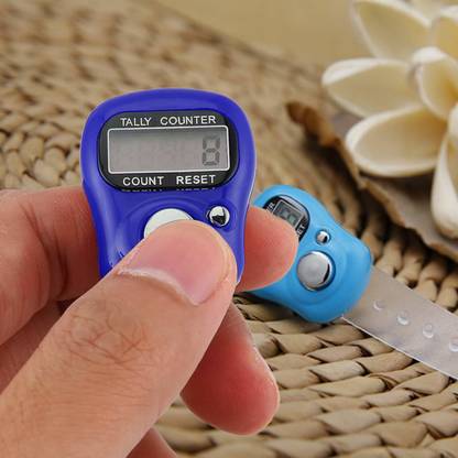 RHONNIUM ™ Finger Ring Digital Tally Counter Clicker Timer Digital Tally Counter