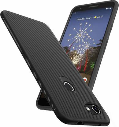 Accessories Kart Back Cover for Realme C2 Carbon Fiber TPU Cover, Full Protective Slim Phone Shell Bumper Case