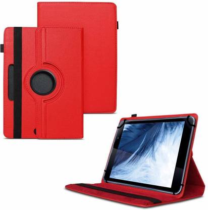 TGK Flip Cover for iBall Slide Co-Mate Tablet 8 inch, 8GB, Wi-Fi+3G / Rotating Leather Stand Case