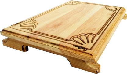 CRAFTMAN y Handmade Piddha Patri Step Stool Dinning Board Wooden All Purpose Chowki