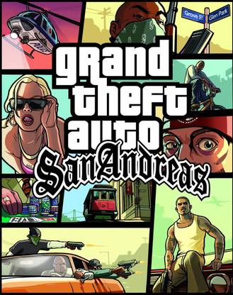 GTA Sanandreas PC Game with enhanced graphics (Just install and play , no need to download online) (Enhanced Graphics)