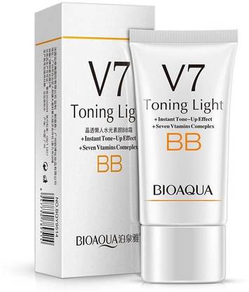 BIOAQUA V7 BB Cream -Instant Tone up Effect, Seven Vitamins Complex Foundation