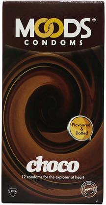 MOODS Choco Flavoured Condoms , Set of 12 Condom