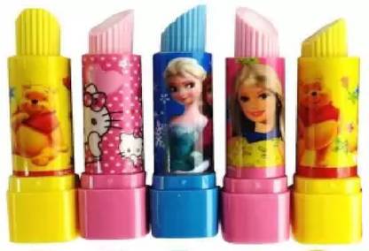 Astyler Lipstick Erasers for kids home School Birthday Party Return Gifts Non-Toxic Eraser