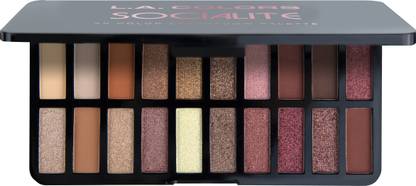 L.A. COLORS 20 Color Eyeshadow Palette - Socialite 22 g