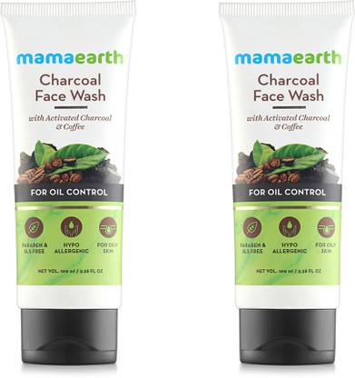Mamaearth Charcoal Natural  for oil control and pollution defence Face Wash