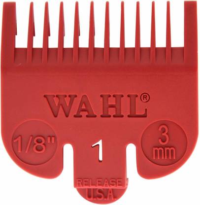 WAHL No. 1 Attachment Comb 3mm (1/8") Cut Red